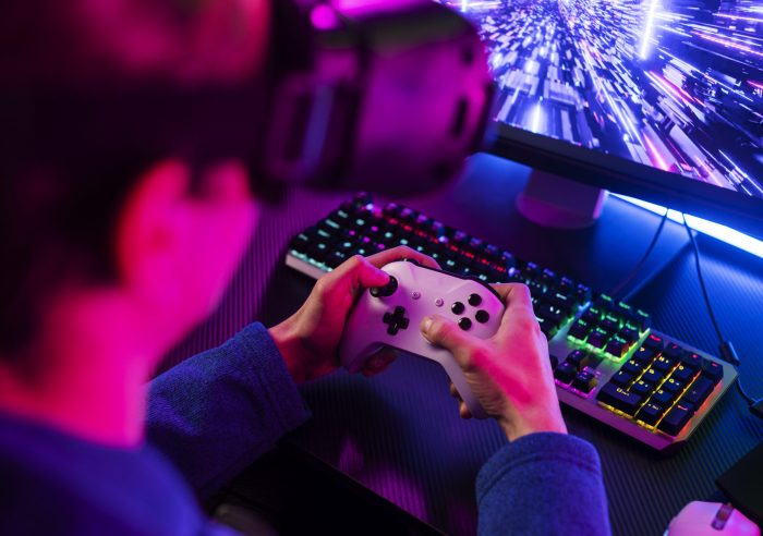 gamer-chair-with-multicolored-neon-lights